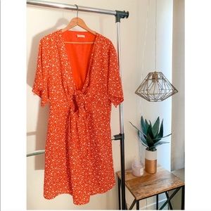 Showpo Red Floral Dress